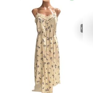 Zimmermann floral August silk lace slip dress